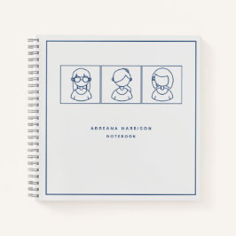 Hübsch Girly Modern Minimalistisch Notizbuch