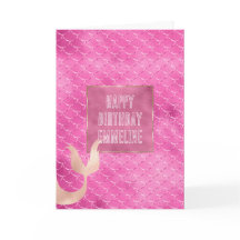 Hübsch Girly Pink Mermaid