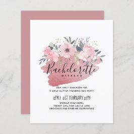 Hübsch Girly Rosegold Floral Glam Wedding