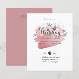 Hübsch Girly Rosegold Floral Glam Wedding