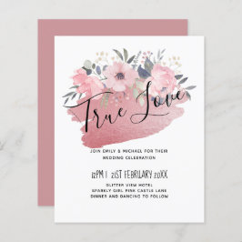 Hübsch Girly Rosegold Floral Glam Wedding