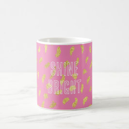 Hübsch Glam Pink Abstrakt Kaffeetasse