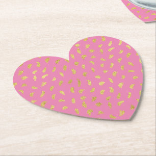 Hübsch Glam Pink Abstrakt Untersetzer