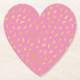 Hübsch Glam Pink Abstrakt Untersetzer