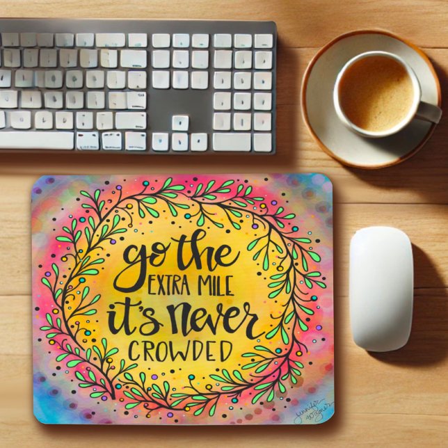 Hübsch "Go the Extra Mile" Inspiration Mousepad (Von Creator hochgeladen)