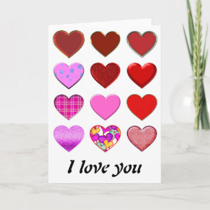 Hübsch Hearts Tattoos II Liebe + Ihre Ideen Karte