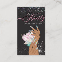 Hübsch Holographic Crystal Glitzer Nails