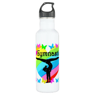 HÜBSCH I LIEBE GYMNASTICS RAINBOW DESIGN TRINKFLASCHE