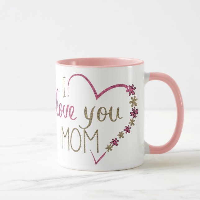 HÜBSCH I LIEBE MAMA TASSE (Rechts)