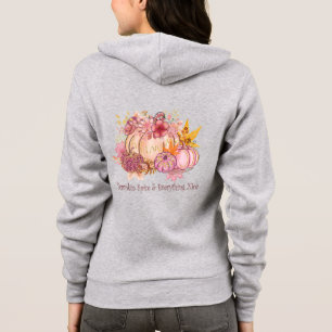 Hübsch im Herbst Pink: Whimsy & Gewürz Hoodie