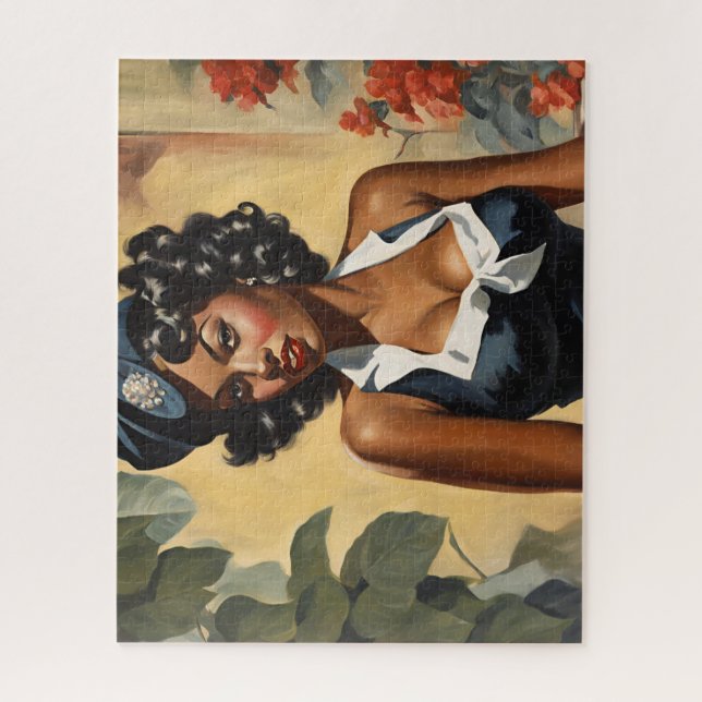 Hübsch in blau puzzle (Vertikal)