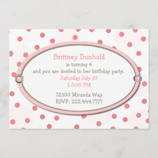 Hübsch in der Geburtstags-der Party Einladung des