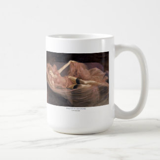 "HÜBSCH IN DER ROSA "Pinupmädchen-Kaffee-Tasse Tasse