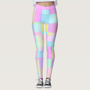Hübsch in Kariert - weiche Pastellfarben Leggings