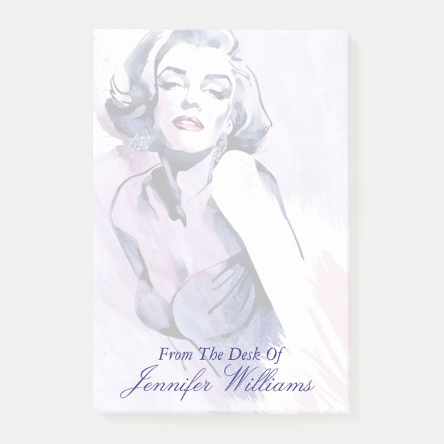 Hübsch in Lila Post-it Klebezettel (Vorderseite)