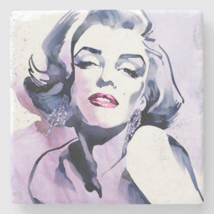 Hübsch in Lila Steinuntersetzer