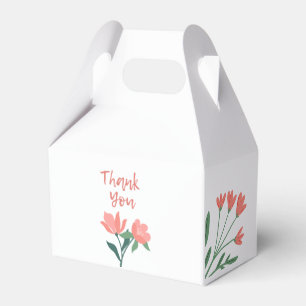 Hübsch in Pink Blume Gefälligkeitsbox Geschenkschachtel