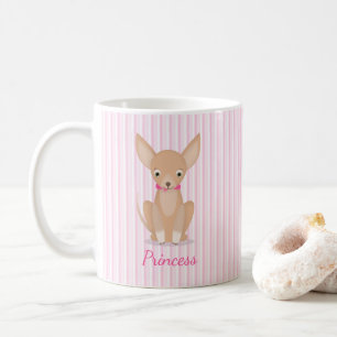 Hübsch in Pink Chihuahua Kaffeetasse