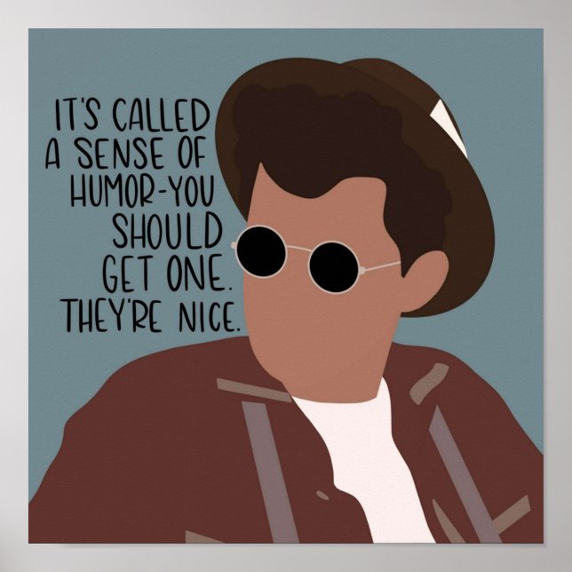 Hübsch in Pink Duckie Colorblock Poster (Vorne)