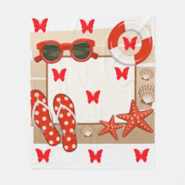 Hübsch in Polka dots Collection - Fleece Blanket