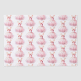 Hübsch in rosa Ballettkleid Seidenpapier