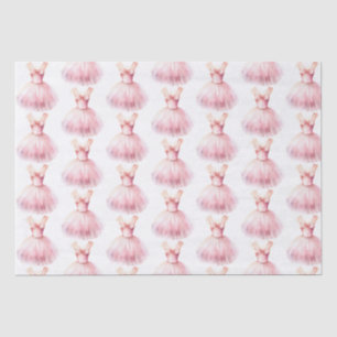 Hübsch in rosa Ballettkleid Seidenpapier