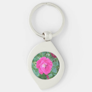 Hübsch in rosa Blume Schlüsselanhänger
