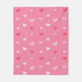 Hübsch in rosa fleecedecke