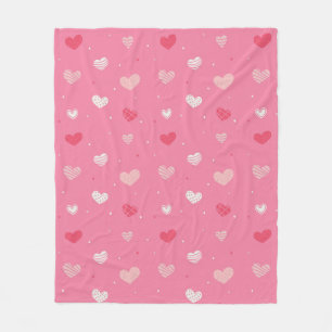 Hübsch in rosa fleecedecke
