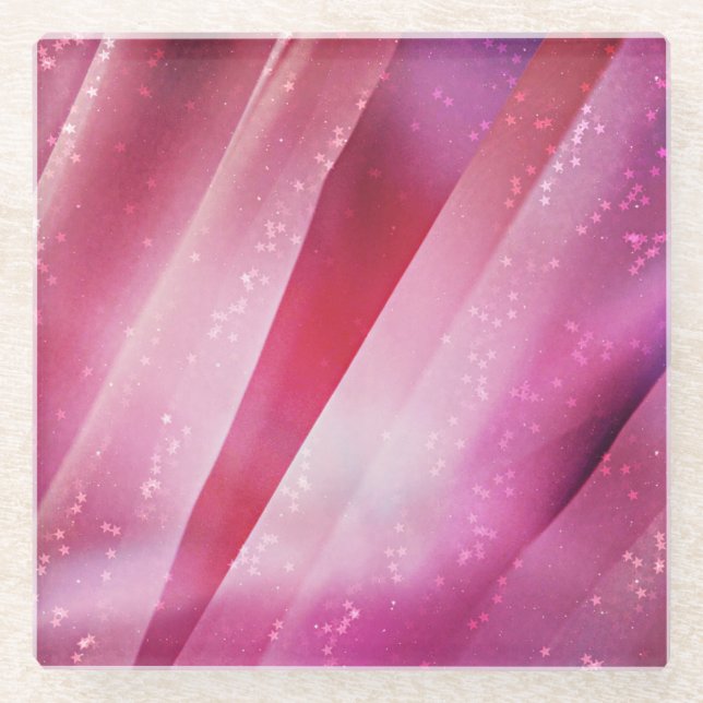 Hübsch in rosa glasuntersetzer (Vorderseite)