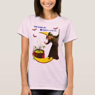 Hübsch in Rosa Halloween T - Shirt der Saison