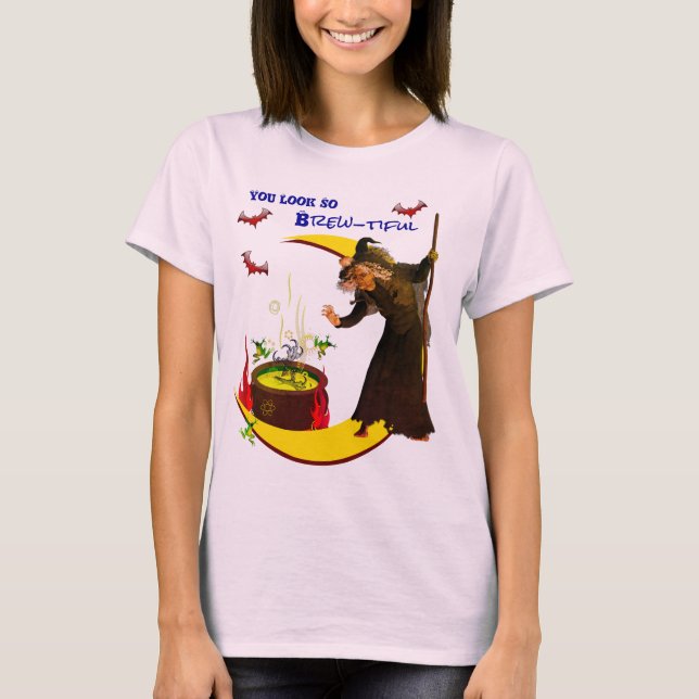 Hübsch in Rosa Halloween T - Shirt der Saison (Vorderseite)