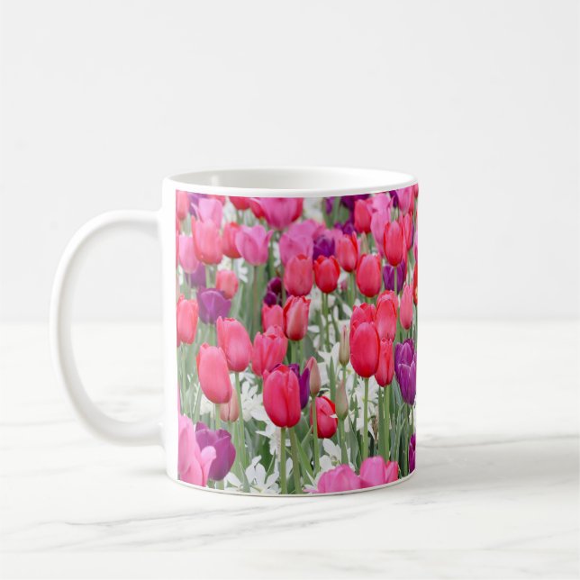 Hübsch in rosa Petalen Kaffeetasse (Links)