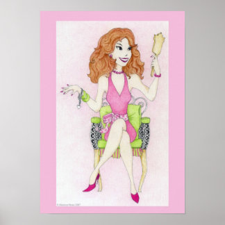 Hübsch in rosa poster