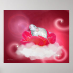 Hübsch in rosa poster