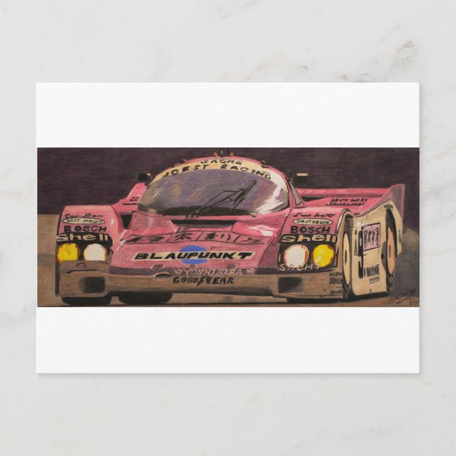 Hübsch in rosa postkarte (Vorderseite)