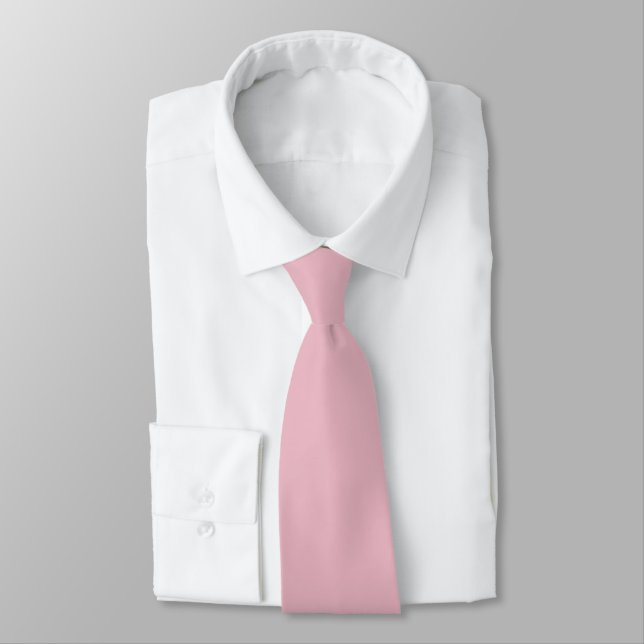 Hübsch in rosa Spitzen Moderne Solid Color Krawatte (Gebunden)