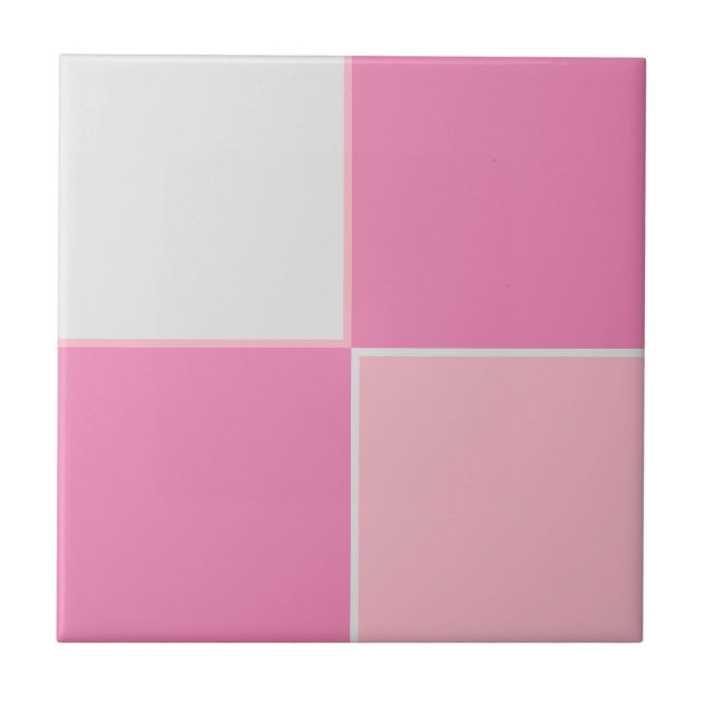 Hübsch in rosa und graue Kacheln (Vorderseite)