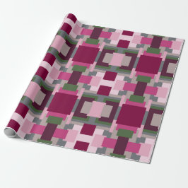 Hübsch in rosa und grün geschenkpapier