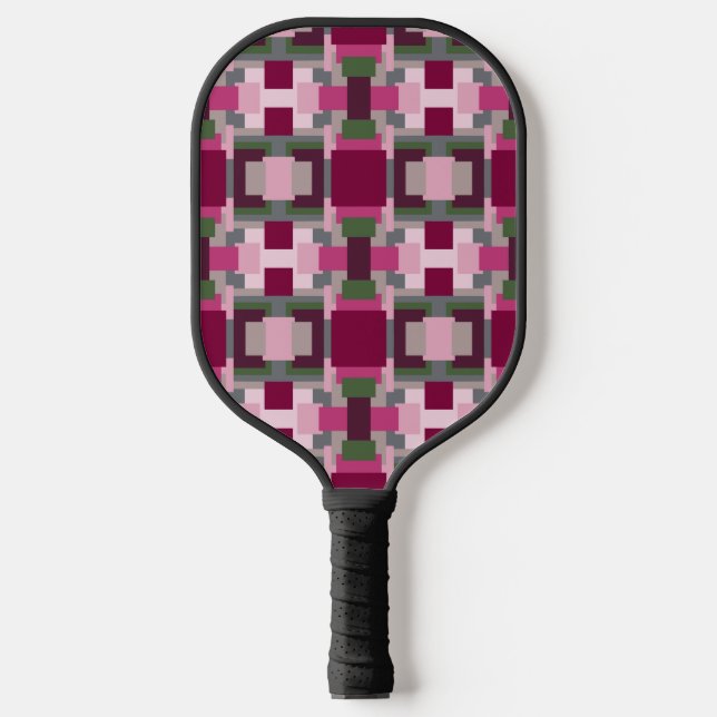 Hübsch in rosa und grün pickleball schläger (Vorderseite)