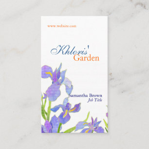 Hübsch Iris Beruflich Florist Visitenkarte