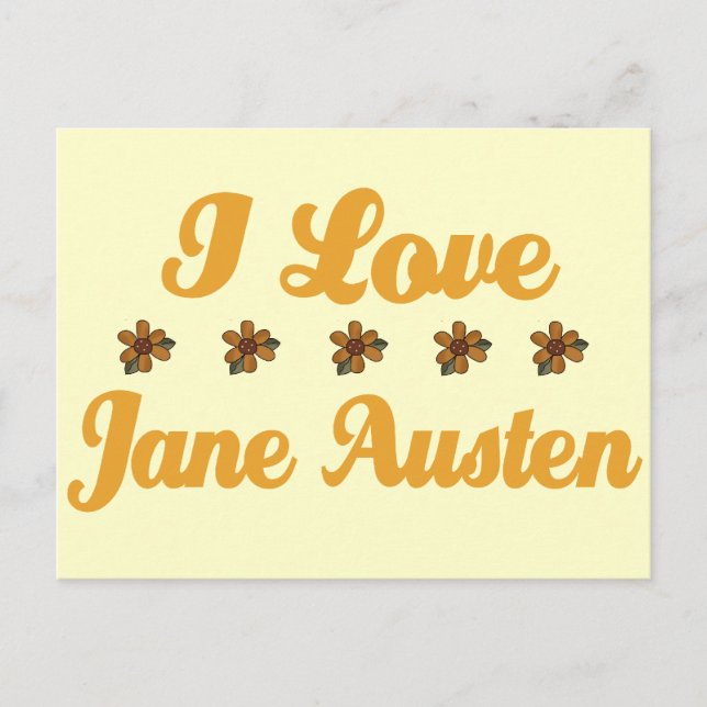 Hübsch Jane Austen Lover Postkarte (Vorderseite)
