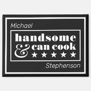 Hübsch & Kann Kochen Typografie Vatertag Magnet