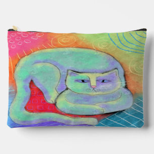 Hübsch Kitty Abstrakt Art Zubehörtasche
