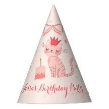 Hübsch Kitty Birthday Party Hat