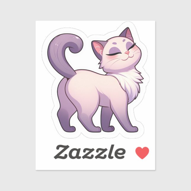 Hübsch Kitty - Vinyl Sticker (Blatt)