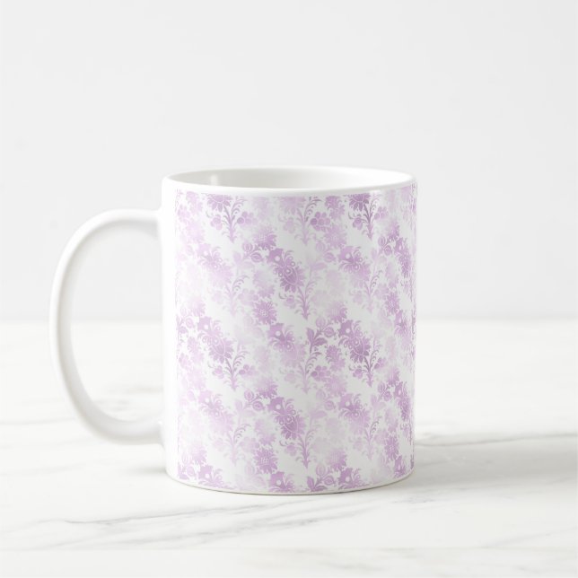Hübsch Lila Blume Kaffeetasse (Links)