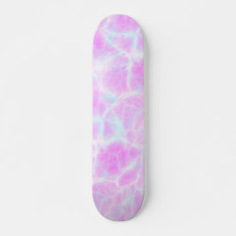 Hübsch Lilac Pink Aqua Groovy Gefärbte Krawatte Skateboard