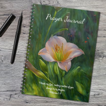 Hübsch Lily Blume Art Prayer Journal