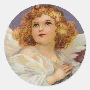 Hübsch Little Angel Runder Aufkleber